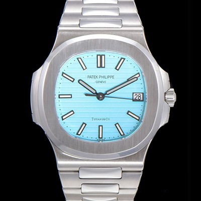 SA급 파텍필립 남성용 노틸러스 5711/1A-018 메탈줄 Cal.324 S C 타입무브 티파니 블루 다이얼 PAT424 xx