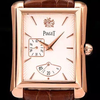 SA급 피아제 남성용 엠페라도 로즈골드 33mm 시리즈 화이트다이얼 PIA4200 xx