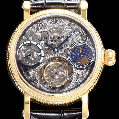 SA급 파텍필립 남성용 그렌드 컴플리케이션 18k 옐로골드 문페이즈 세귤 리얼 투어빌론 최상급 쥬얼 다이아몬드 베젤 스켈레톤 다이얼 PAT0400 xx