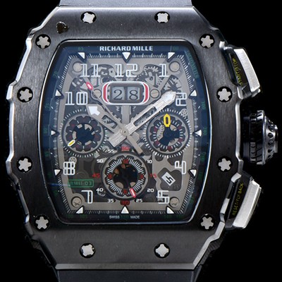 SA급 리차드밀레 남성용 최신버전 업그레이드형 RM011 블랙 세라믹 오버사이즈 데이트 크로노그래프 스켈레톤 다이얼 오토매틱 무브먼트 RIC0415 xx