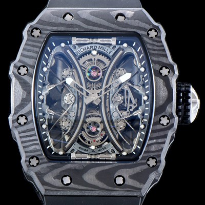 SA급 리차드밀레 남성용 뚜르비용 RM53-01 파블로 맥도너우 블랙 카본 TPT 스켈레톤 다이얼 오토매틱 무브먼트 RIC0400 xx