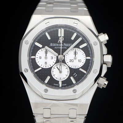 SA급 오데마피게 남성용 로얄오크 26331ST.OO.1220ST.02 블랙 와플 다이얼 신형 ETA 7750B-2 오토매틱 무브먼트 AUD88422 xx