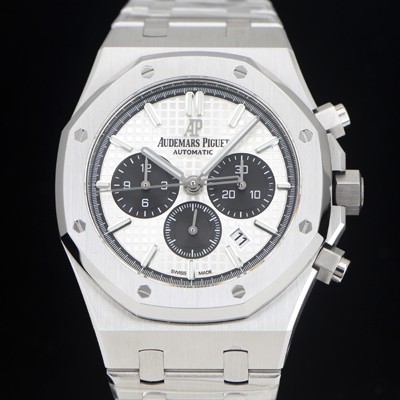 SA급 오데마피게 남성용 로얄오크 26331ST.OO.1220ST.03 화이트 와플 다이얼 신형 ETA 7750B-2 오토매틱 무브먼트 AUD88424 xx