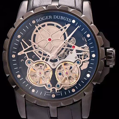 SA급 로저드뷔 남성용 스켈레톤 다이얼 아시안 오토매틱 ROG4200 xx