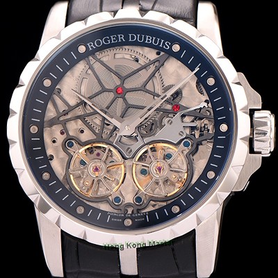 SA급 로저드뷔 남성용 스켈레톤 다이얼 아시안 오토매틱 ROG4200 xx