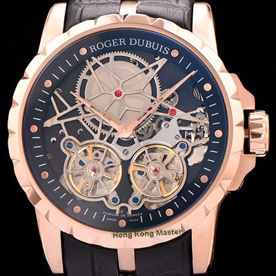 SA급 로저드뷔 남성용 스켈레톤 다이얼 아시안 오토매틱 ROG4203 xx