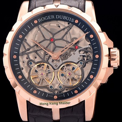 SA급 로저드뷔 남성용 스켈레톤 다이얼 아시안 오토매틱 ROG4201 xx