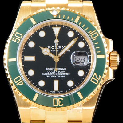 SA급 로렉스 남성용 New 업그레이드형!! 서브마리너 데이트 그린 세라믹 베젤UP!! 고급스러운 18K 옐로우골드 블랙 다이얼 브레이슬릿 오토매틱 무브먼트 ROL0530 xx