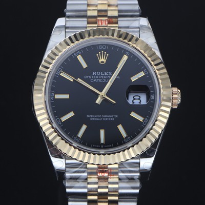 SA급 로렉스 남성용 1:1 퀄리티 데이져스트 126333 최상위 고가형제품!! 41mm고급스러운 18K 옐로우골드 포금 블랙 다이얼 오토매틱 무브먼트 ROL12305 xx