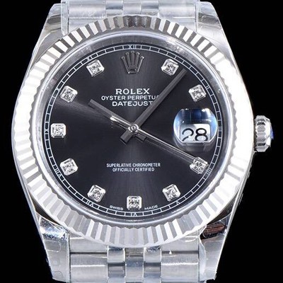 SA급 로렉스 남성용 데이저스트 II m126334-0012 블랙 다이얼 오토매틱 무브먼트 ROL0342 xx