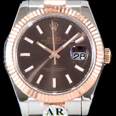 SA급 로렉스 남성용 1:1 퀄리티 데이져스트 126333 최상위 고가형제품!! 41mm고급스러운 18K 로즈골드 초콜렛 다이얼 오토매틱 무브먼트 ROL1001 xx