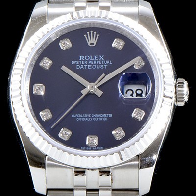SA급 로렉스 남성용 데이터 제스트 116234 블루 다이얼 2836-2 오토매틱 무브먼트 ROL0120 xx