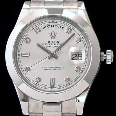 SA급 로렉스 남성용 데이데이트 2 실버 다이얼 ROL0100 xx