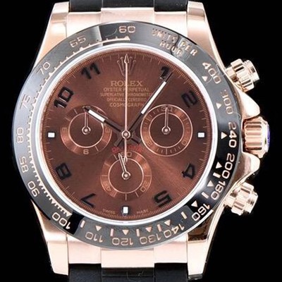 SA급 로렉스 남성용 데이토나 M116515ln-0015 코스모그라프 최신버전 업그레이드형!! 크로노그래프 브라운 다이얼 야광 인덱스 오토매틱 무브먼트 ROL0330 xx