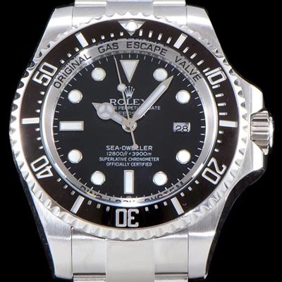 SA급 로렉스 남성용 업그레이드! 딥씨 116660 씨드월러 블랙 다이얼 세라믹 베젤 오토매틱 3135무브먼트 ROL0123 xx