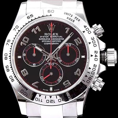 SA급 로렉스 남성용 데이토나 블랙 다이얼 오토매틱 무브먼트 ROL0131 xx