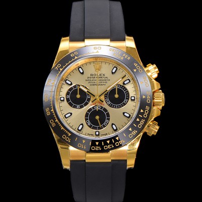 SA급 로렉스 남성용 New 데이토나 1:1수제공정형 옐로우골드 M116518ln-0048 세라믹 베젤 40mm 오토매틱 Cal.4130 무브먼트 옐로우 다이얼 rol5384 xx