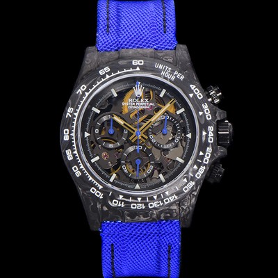 SA급 로렉스남성용 데이토나 포지드카본 40mm 크로노그래프 오토매틱 Cal.4130 무브먼트 스켈레톤 다이얼 rol5369 xx