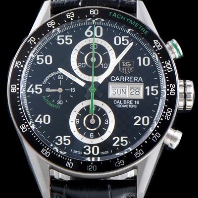 SA급 태그호이어 남성용 NEW 까레라 CV2A1R.FC6235 칼리버16 데이-데이트 크로노그래프 블랙 카본 다이얼 오토매틱 무브먼트 TAG0104 xx