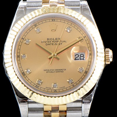SA급 로렉스 남성용 최고급형!!데이져스트II 126333 GM사 추가업데이트!! 18K 옐로골드 투톤 콤비 골드 다이얼 브레이슬릿 스위스 ETA 2836-2 오토매틱 무브먼트 ROL0351 xx