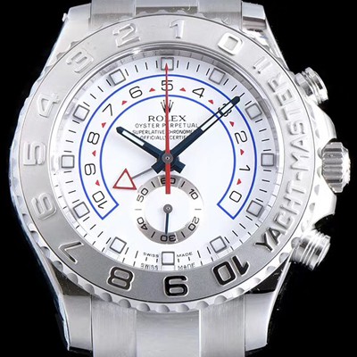 SA급 로렉스 남성용 업그레이드!!! 요트마스터II 플래티넘116689 크로노그래프 18K화이트골드 ETA-7750 오토매틱 무브먼트 ROL1020 xx