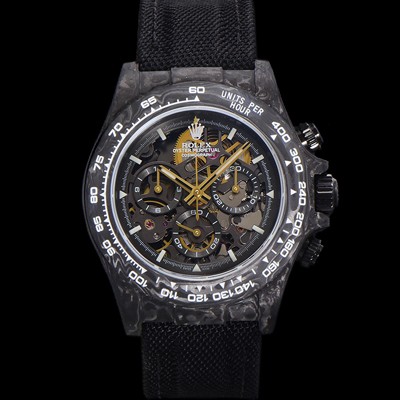 SA급 로렉스남성용 데이토나 포지드카본 40mm 크로노그래프 오토매틱 Cal.4130 무브먼트 스켈레톤 다이얼 rol5371 xx