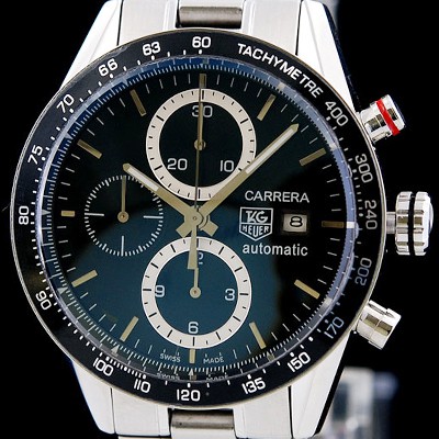 SA급 태그호이어 남성용 뉴 까레라 크로노그래프 타키메터 TAG4200 xx