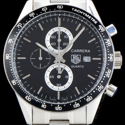 SA급 테그호이어 남성용 까레라 블랙 다이얼 쿼츠 무브먼트 TAG0202 xx