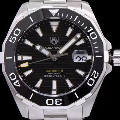 SA급 태그호이어 남성용 퍼팩트 1:1버전 아쿠아레이서 블랙다이얼 오토매틱 무브먼트 TAG0205 xx