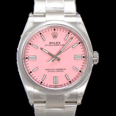 SA급 로렉스 남성용 904스틸 오이스터 퍼페추얼 m126000 오토매틱 칼리버 3230타입 36미리 메탈시계 핑크 다이얼 rol5366 xx