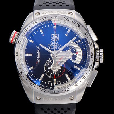 SA급 태그호이어 남성용 그랜드 까레라 칼리버 블랙 다이얼 오토매틱 무브먼트 TAG0252 xx