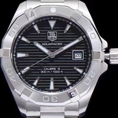 SA급 태그호이어 남성용 아쿠아레이서 WAY2111.BA0928 워치 블랙 다이얼 오토매틱 무브먼트 TAG0140 xx