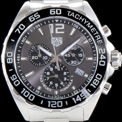 SA급 태그호이어 남성용 칼리버 포뮬러 크로노 그래프 스위스 쿼츠 그레이다이얼 TAG0400 xx