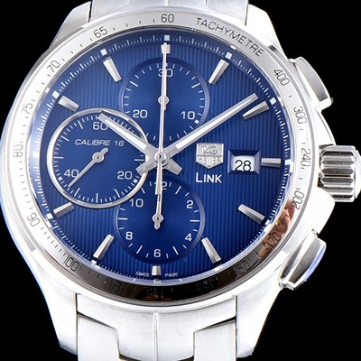 SA급 태그호이어 남성용 링크 크로노그래프 블루 다이얼 오토매틱 무브먼트 TAG4223 xx