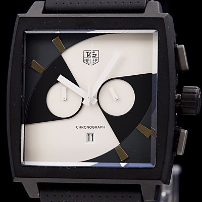 SA급 태그호이어 남성용 모나코 스위스 쿼츠 화이트 다이얼 44mm TAG4221 xx