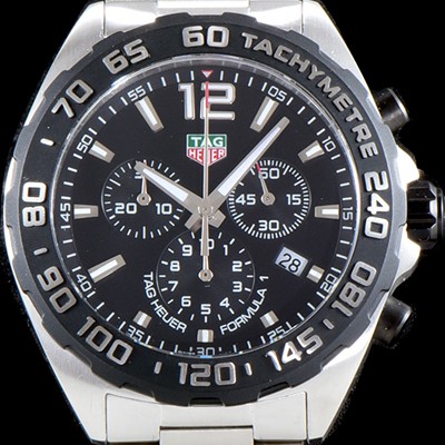SA급 태그호이어 남성용 칼리버 포뮬러 크로노 그래프 스위스 쿼츠 블랙다이얼 TAG0402 xx