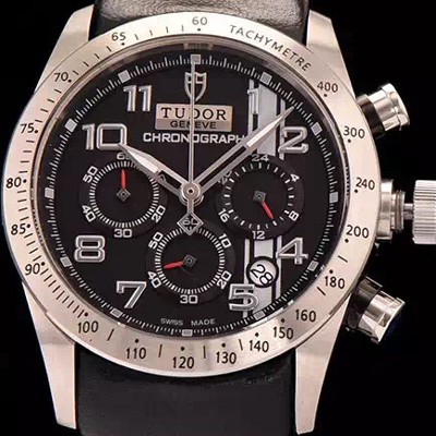 SA급 튜더 남성용 스위스 ETA 쿼츠 블랙 다이얼 TUD4242 xx