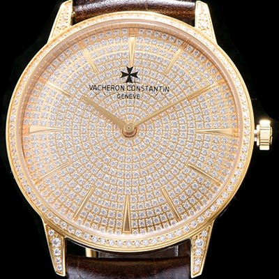 SA급 바쉐론콘스탄틴 남성용 패트리모니 옐로골드 다이얼 오토매틱 무브먼트 VAC0450 xx