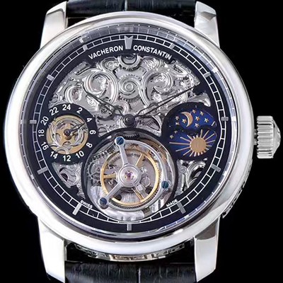 SA급 바쉐론콘스탄틴 남성용 메티에 다르 스타일 투어빌론 무브먼트 VAC0405 xx