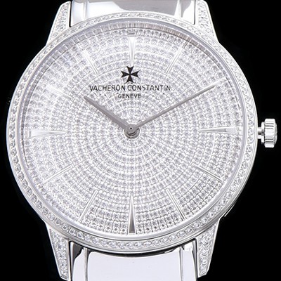 SA급 바쉐론콘스탄틴 남성용 패트리모니 화이트 골드 다이얼 오토매틱 무브먼트 VAC0410 xx