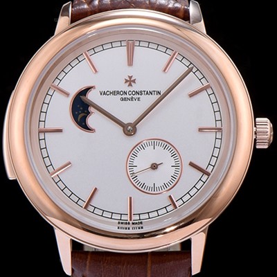 SA급 바쉐론콘스탄틴 남성용 패트리모니 데이트 로즈골드 화이트 다이얼 VAC04440 xx