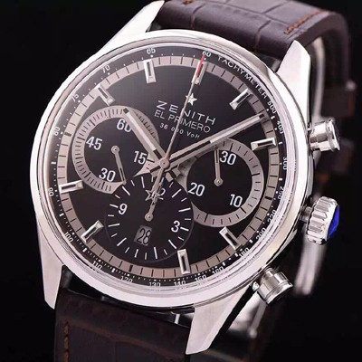 SA급 제니스 남성용 엘 프리매로 03.2040.400/21.C496 크로노그래프 블랙 다이얼 오토매틱 무브먼트 ZEN4210 xx