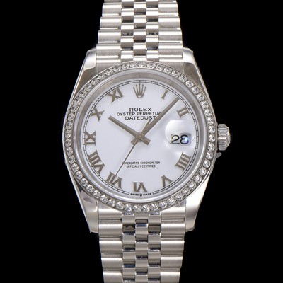 SA급 로렉스 남성용 데이저스트 m126234 로마인덱스 36mm 보석/큐빅 오토매틱 Cal.3235 무브먼트 화이트 다이얼 rol5360 xx