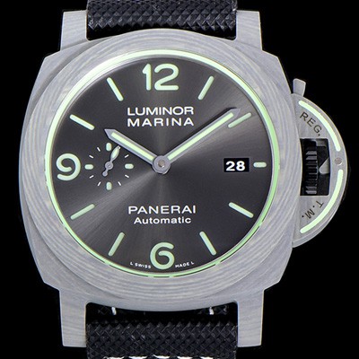 SA급 파네라이남성용 루미노르 PAM01119 마리나 1950 파브라테크 오토매틱 44미리 그레이다이얼 PAN74778 xx