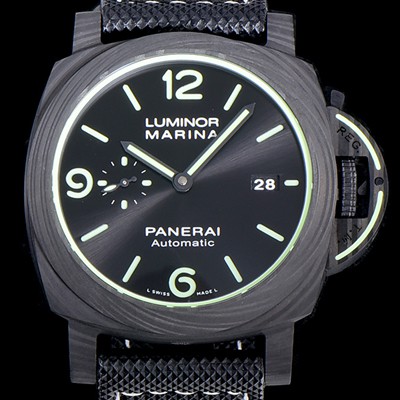 SA급 파네라이남성용 루미노르 PAM01118 마리나 카본케이스 44미리 오토매틱 블랙다이얼 PAN19315 xx