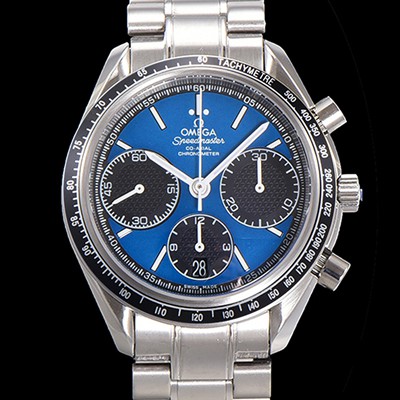 SA급 오메가 남성용시계 뉴 레이싱 크로노 스프드마스터 레이싱 크로노그래프 오토매틱 ETA7750-2 타입 40mm 메탈줄시계 블루다이얼 omg4862 xx