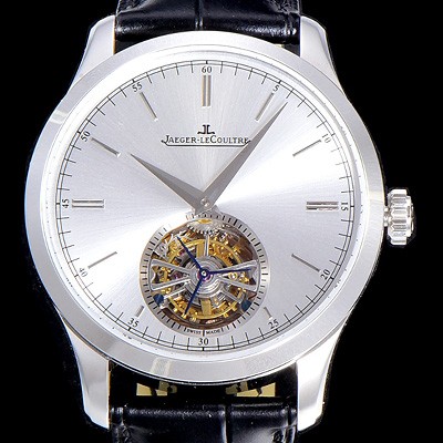 SA급 예거 르꿀르뜨남성용 마스터 그랜드 트랜디션 투어빌론 수동/기계식 42미리 실버다이얼 JAG79960 xx