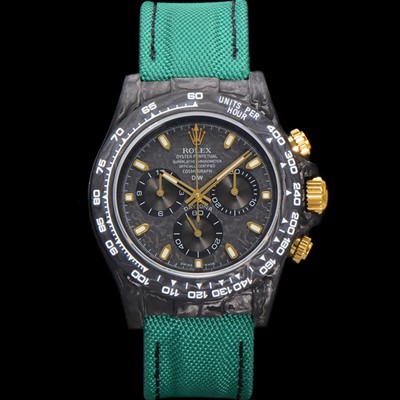 SA급 로렉스남성용 데이토나 DIW 포지드카본 커스텀 40미리 크로노그래프 오토매틱 Cal.4130 무브먼트 블랙다이얼 ROL20914 xx