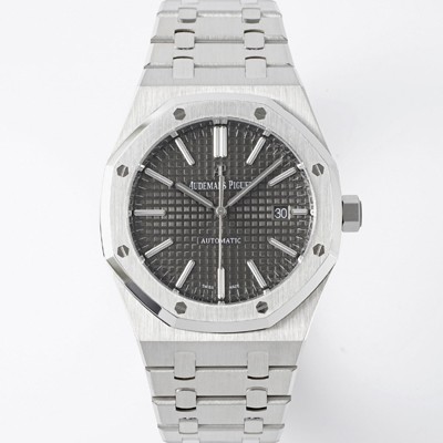 SA급 오데마피게 남성용 15400ST.OO.1220ST.04 로얄오크 41mm 오토매틱 Cal.3120무브먼트 그레이 와플 다이얼 aud6527 xx