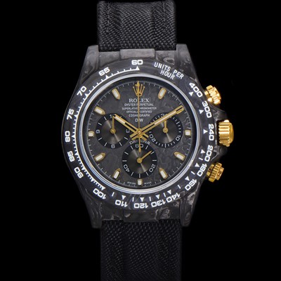 SA급 로렉스남성용 데이토나 DIW 포지드카본 커스텀 40미리 크로노그래프 오토매틱 Cal.4130 무브먼트 블랙다이얼 ROL74772 xx